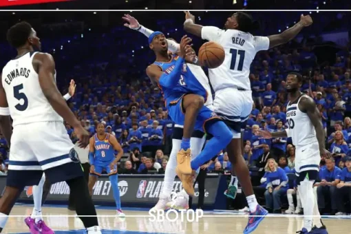 SBOTOP: ธันเดอร์ฉลองรางวัล MVP ของไชด้วยการถล่มทิมเบอร์วูล์ฟส์ยับในเกมสอง