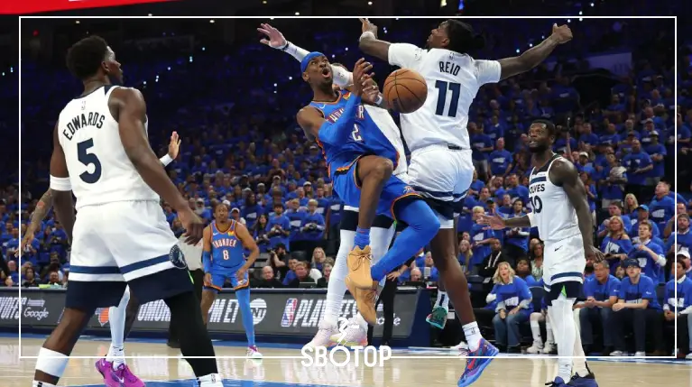 SBOTOP: ธันเดอร์ฉลองรางวัล MVP ของไชด้วยการถล่มทิมเบอร์วูล์ฟส์ยับในเกมสอง