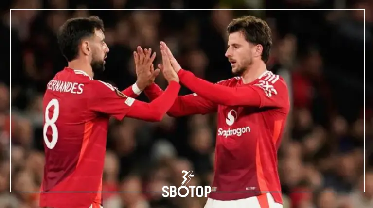 SBOTOP: รูเบน อาโมริมถึงกับหัวเราะ เมื่อเห็นประตูที่สองของเมสัน เมาท์