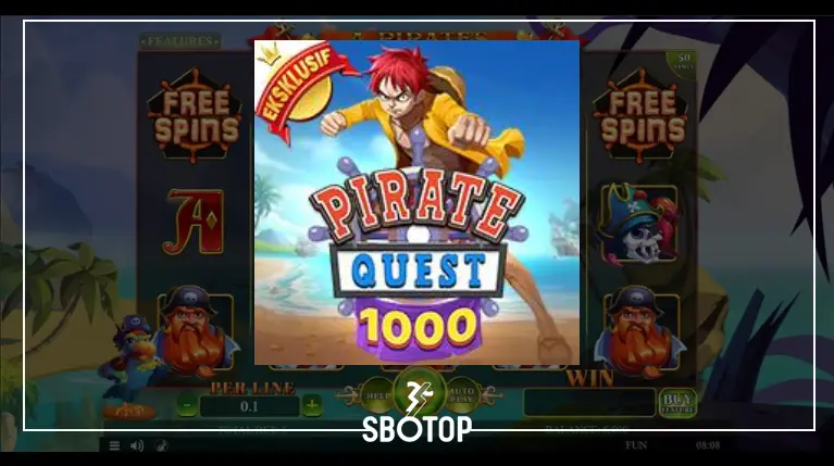 SBOTOP Pirate Quest 1000: ผจญภัยล่าขุมทรัพย์ไปกับโจรสลัดสุดมันส์ในโลกสล็อต!