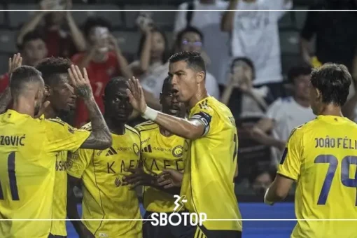 SBOTOP: อัล นาสร์ ถล่ม อัล ตาอาวุน โชว์ฟอร์มร้อนแรง เฟลิกซ์กดแฮตทริก โรนัลโด้ไม่พลาดยิง