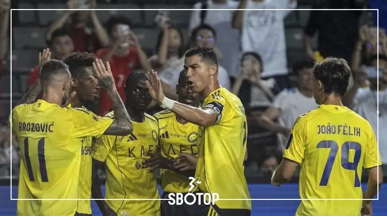 SBOTOP: อัล นาสร์ ถล่ม อัล ตาอาวุน โชว์ฟอร์มร้อนแรง เฟลิกซ์กดแฮตทริก โรนัลโด้ไม่พลาดยิง