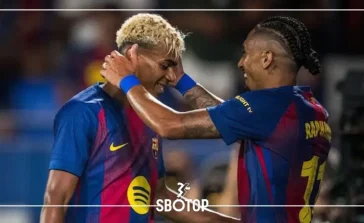 SBOTOP: ห้องแต่งตัวบาร์เซโลนาระอุ! ราฟินญาโกรธจัด โทษลามีน ยามาลเป็นต้นเหตุความพ่ายแพ้ในเอล กลาซิโก้