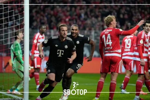 SBOTOP : ยูเนี่ยน เบอร์ลิน vs บาเยิร์น สองประตูทำเข้าประตูตัวเองพาเสือใต้ลิ่ว 8 ทีมสุดท้ายเดเอฟเบ โพคาล