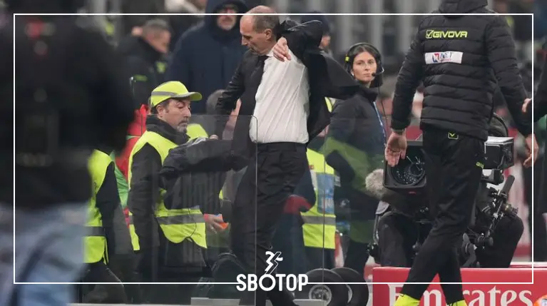SBOTOP : เอซี มิลาน ไร้กองเชียร์! อัลเลกรีโดนใบแดง แต่ผู้ช่วยยังพาทีมเดินหน้าด้วยสถิติสุดร้อนแรง