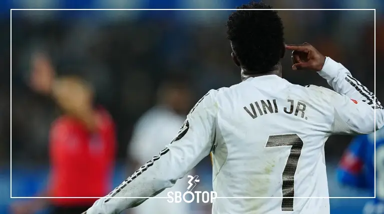 SBOTOP: ผ่านช่วงเวลายากลำบากกว่า 3 เดือน วินิซิอุสปลดล็อกประตูในนัดชิงซูเปอร์โกปา สเปน