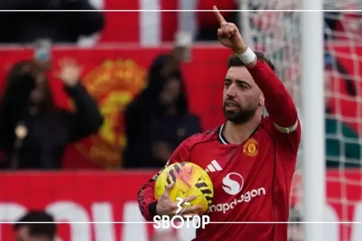 SBOTOP: บรูโน แฟร์นันด์ส สร้างประวัติศาสตร์กับแมนฯ ยูไนเต็ด ทำลายสถิติ เดวิด เบ็คแฮม