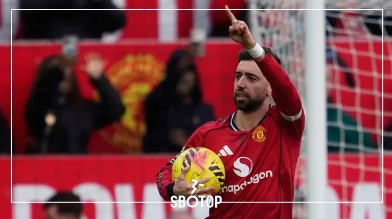 SBOTOP: บรูโน แฟร์นันด์ส สร้างประวัติศาสตร์กับแมนฯ ยูไนเต็ด ทำลายสถิติ เดวิด เบ็คแฮม