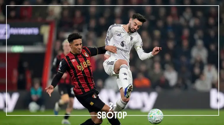 SBOTOP: บรูโน่ แฟร์นันด์ส เดือดจัด! ดราม่า VAR เกมบอร์นมัธ vs แมนยู จุดชนวนความไม่พอใจของกัปตันปีศาจแดง